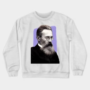 Russian Composer Nikolai Rimsky Korsakov illustration Crewneck Sweatshirt